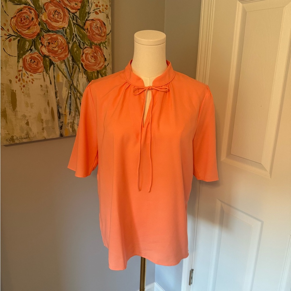 Ann Taylor Peach Blouse - Size S